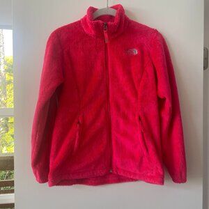 The North Face Girls'‎ Osolita Full Zip Jacket in Hot Pink, Size Medium